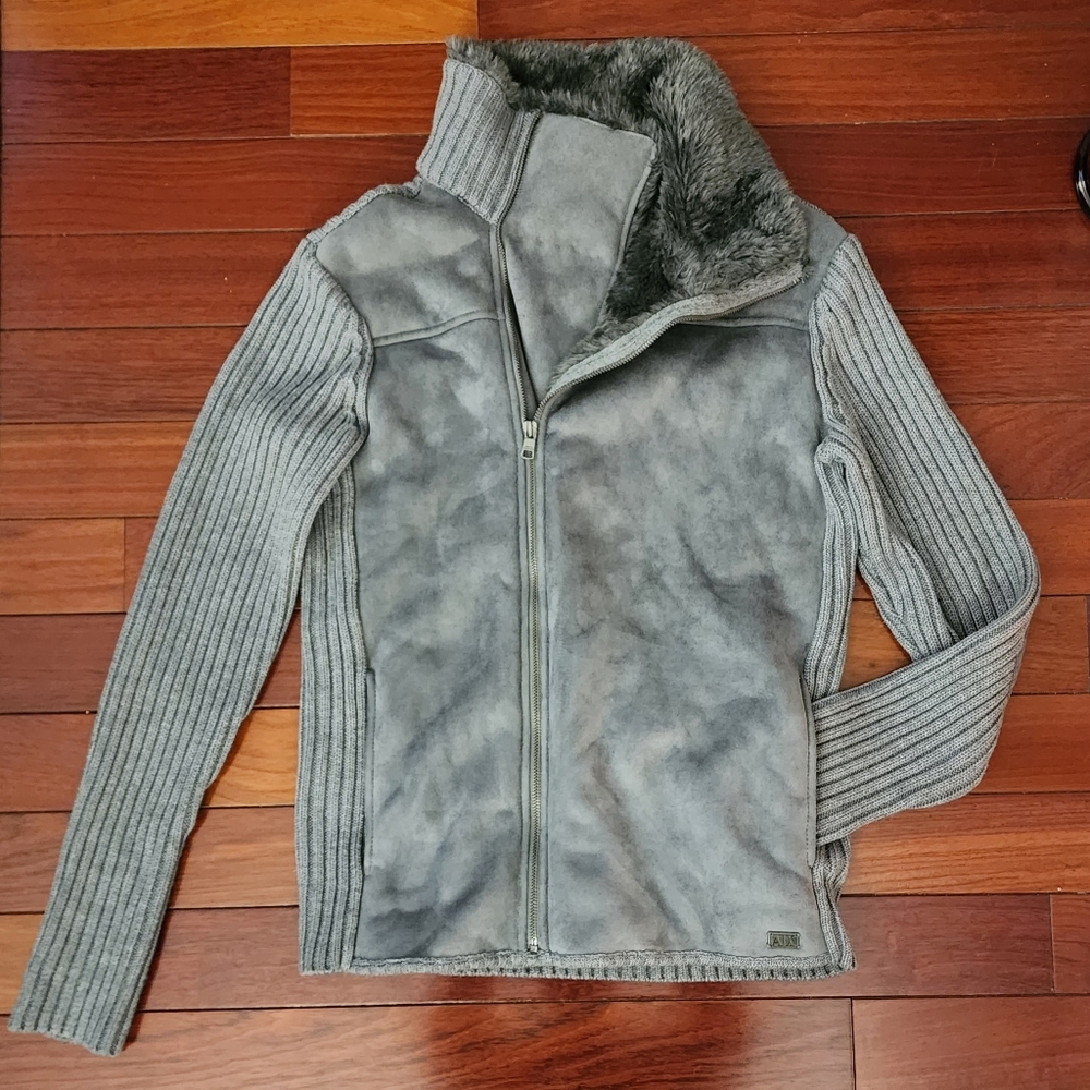 Armani Exchange Fur Collar Sweater
